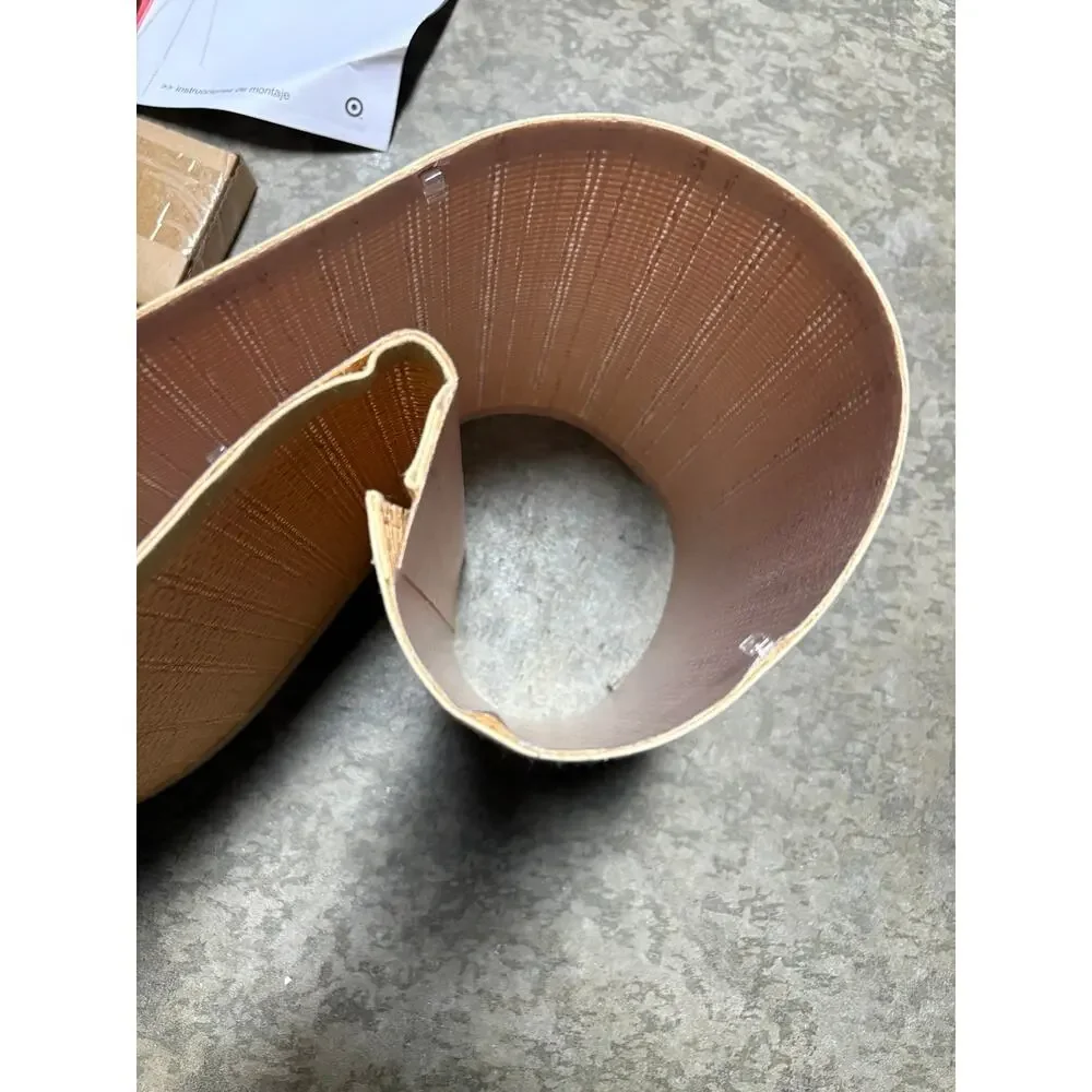 Room Essentials Three-way Rotary Switch Paper Rattan Shade